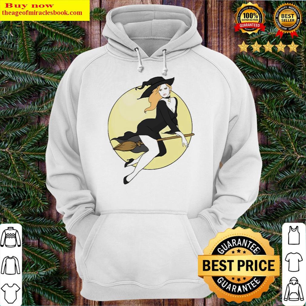 witch pinup halloween classic hoodie