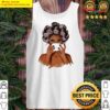 woman with curlers tank top