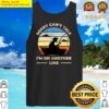 womens cool fishing quotes sorry cant talk im on another line v neck tank top