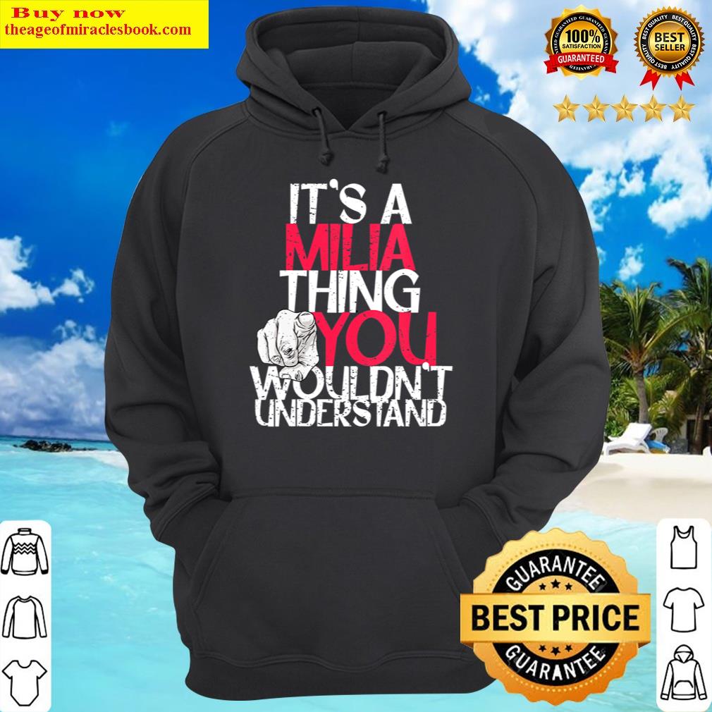 womens its a milia thing you wouldnt understand v neck hoodie