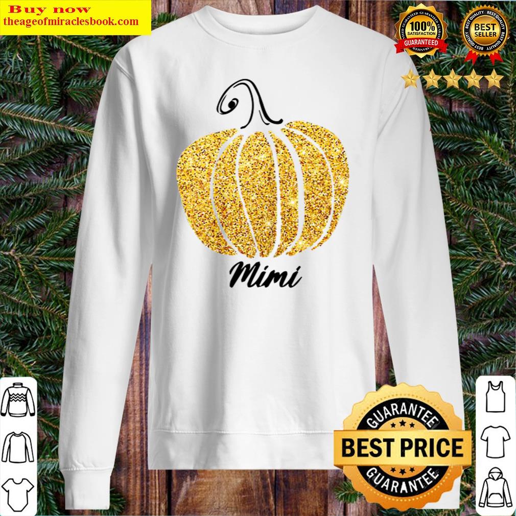 Womens Mimi Pumpkin Halloween Thanksgiving Mimi Fall Leaves Shirt Sweater