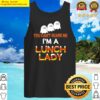 you cant scare me im a lunch lady halloween ghost classic tank top