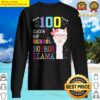 100 days of school no probllama llama 100th day sweater