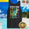 100th day of school for toddlers kids gift kids t rex tank top