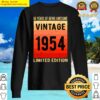 68 year old gifts vintage 1954 limited edition 68th birthday sweater