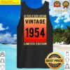 68 year old gifts vintage 1954 limited edition 68th birthday tank top