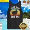 best dad since 1993 hero super father birthday retro vintage long sleeve tank top