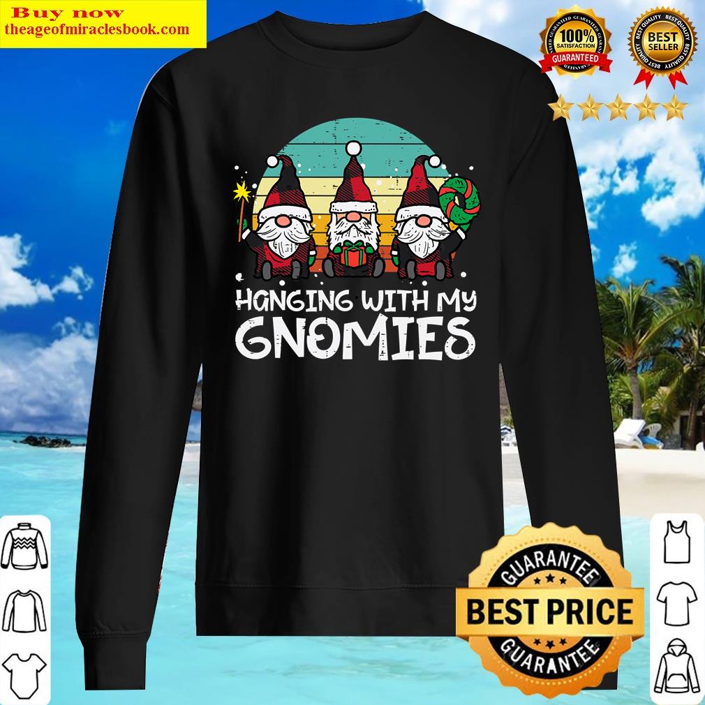christmas hanging with my gnomies family xmas boy kids gift sweater