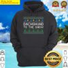 dachshund to the snow christmas dog lover xmas dog owner long sleeve hoodie