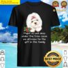 favorite family maltese puppy funny christmas humor quote shirt