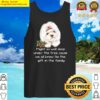 favorite family maltese puppy funny christmas humor quote tank top