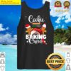 funny christmas cookie baking crew family gingerbread tank top