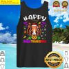 funny halloween thanksgiving christmas happy hallothanksmas premium tank top