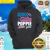 gender reveal guns or glitter poppie matching baby party hoodie