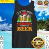 its the most wonderful time for a beer xmas drink christmas tank top