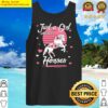 just a girl who loves horsess cute horses lover girls kids tank top