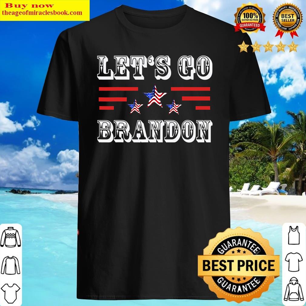 lets go brandon lets go brandon us flag funny shirt