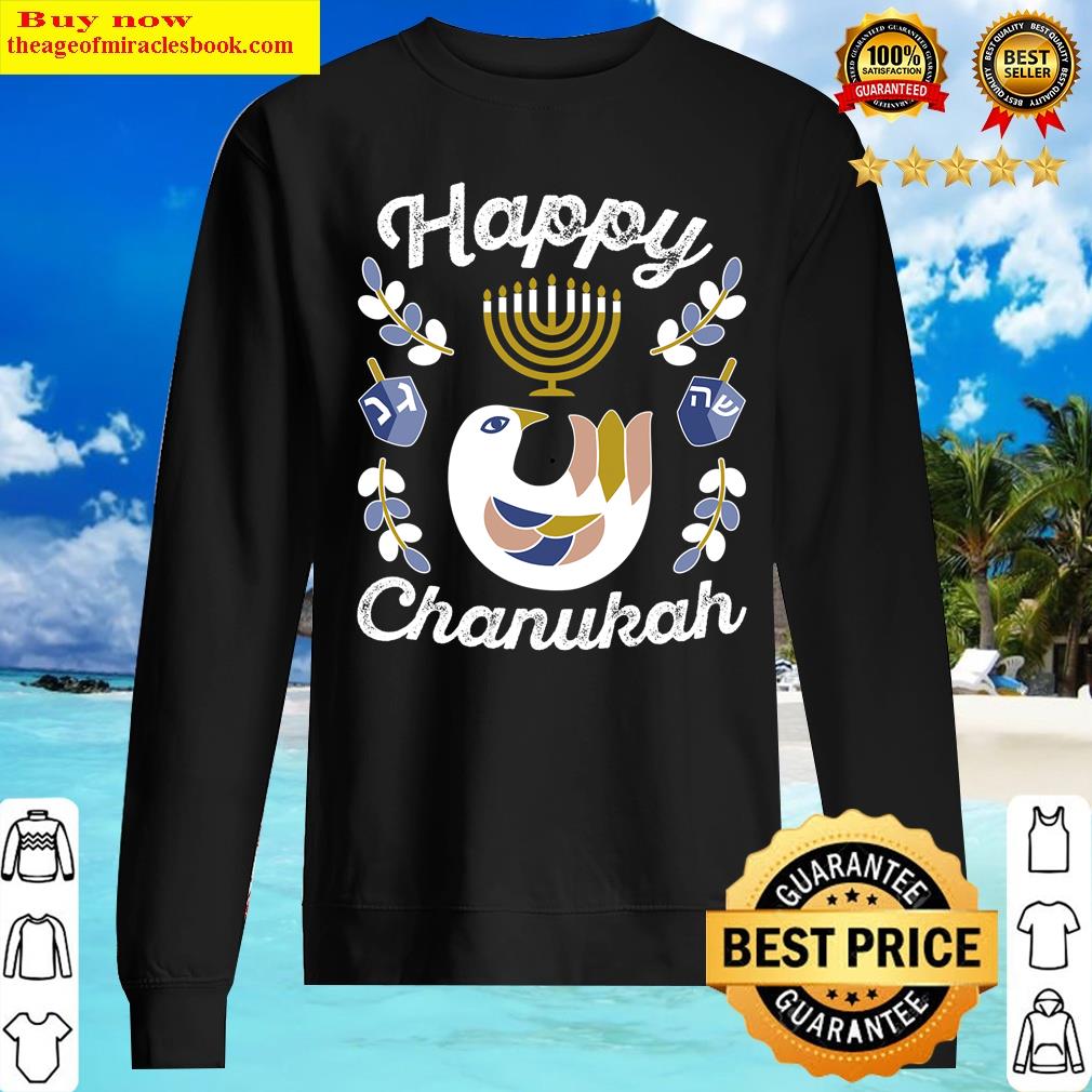 Matching Family Happy Chanukah Pajamas Top Dreidel Menorah Shirt Sweater