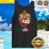 mexican mexico cow and sombrero classic tank top