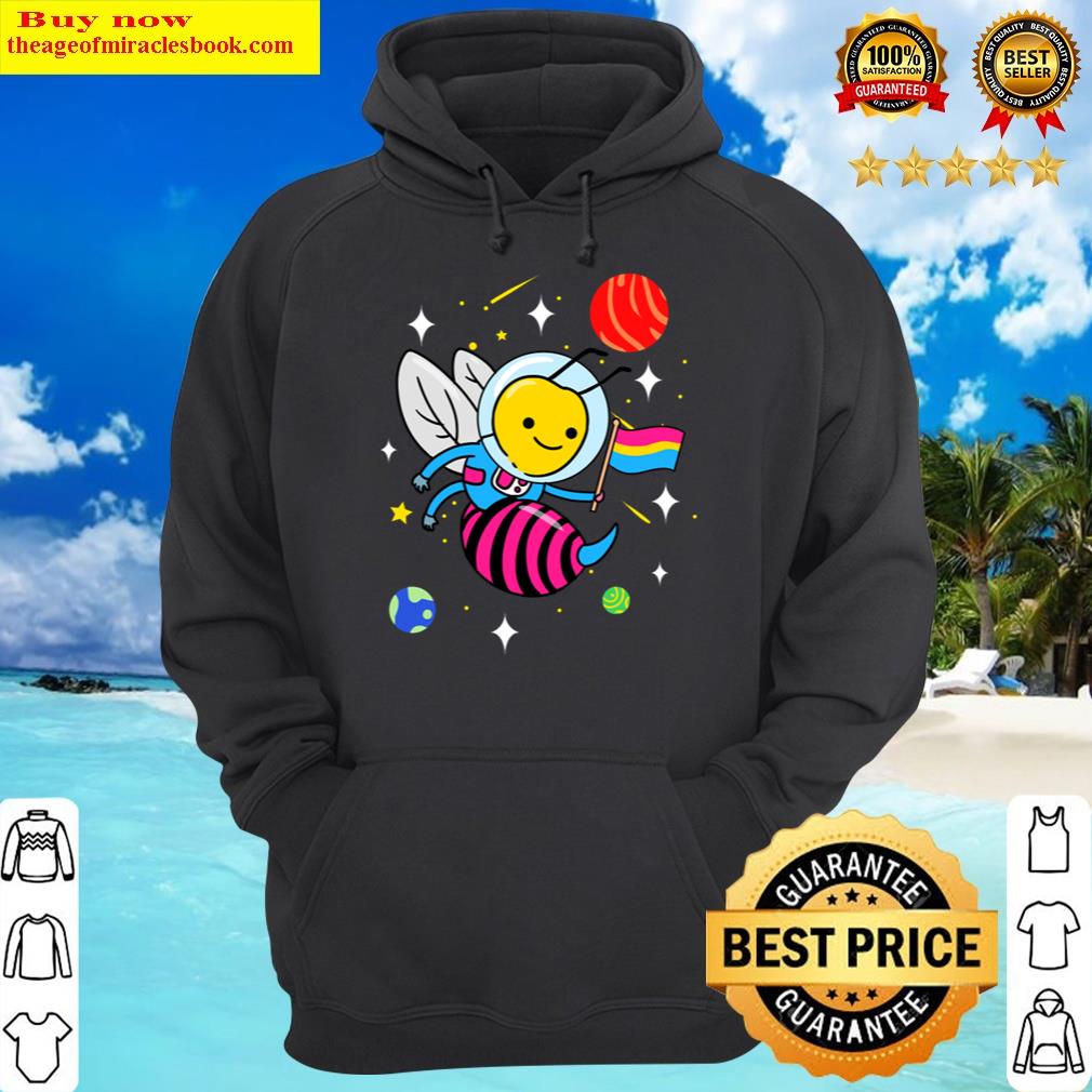 pan pride wasp in space pansexual gift hoodie