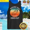 rocks out with your crocs out funny retro vintage essential tank top