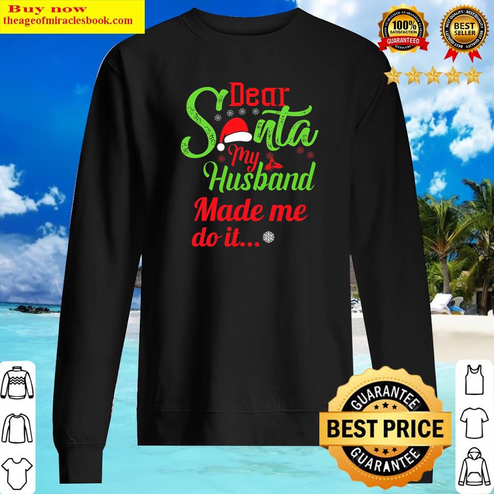 santa husband wife matching christmas pajamas for women sweater