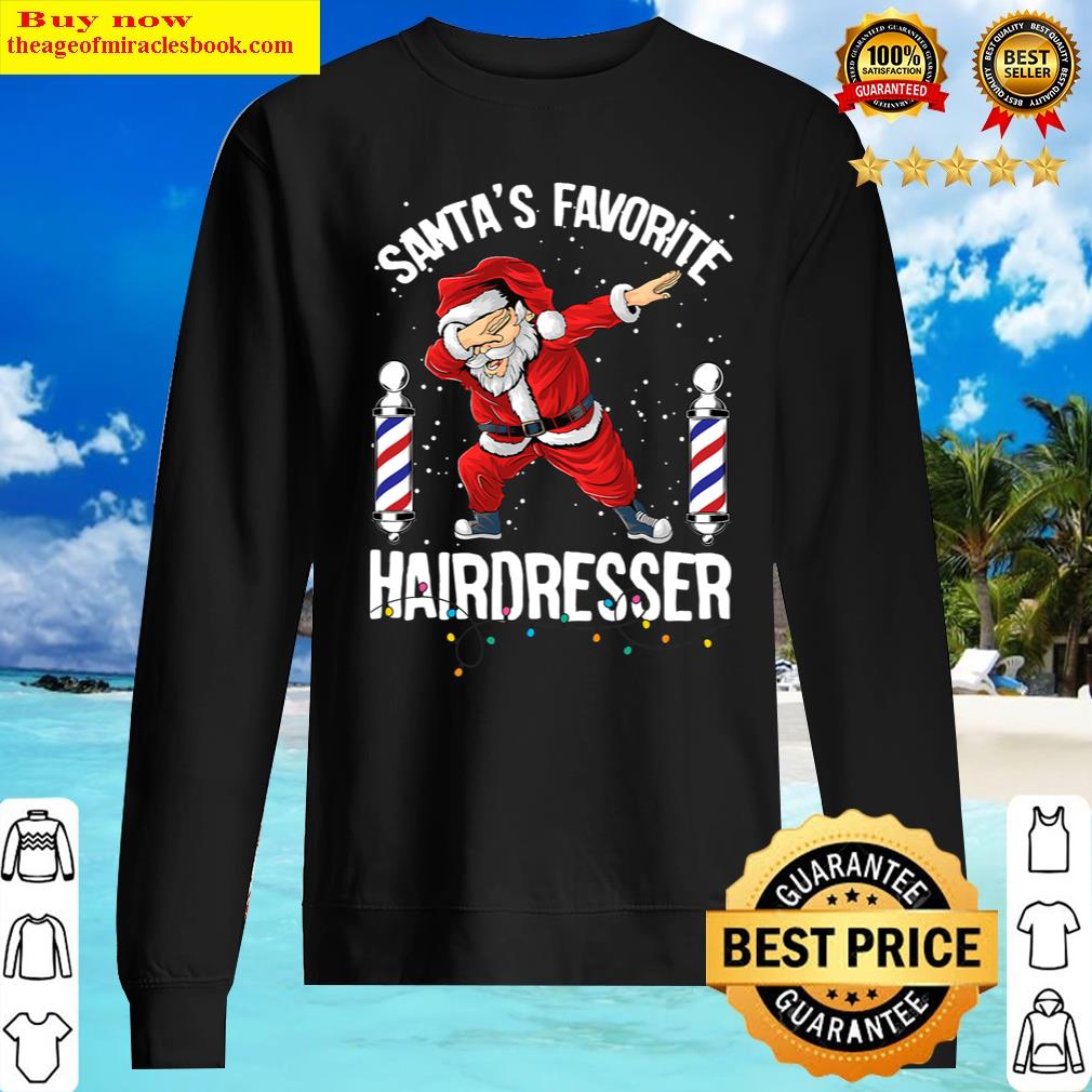 Santa's Favorite Hairdresser Christmas Shirt Sweater