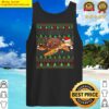 sea turtle lover family matching ugly sea turtle christmas tank top