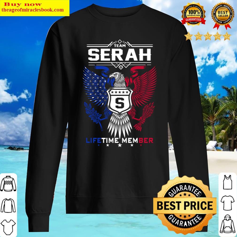 Serah Name T - Serah Eagle Lifetime Member Legend Gift Item Tee Shirt Sweater