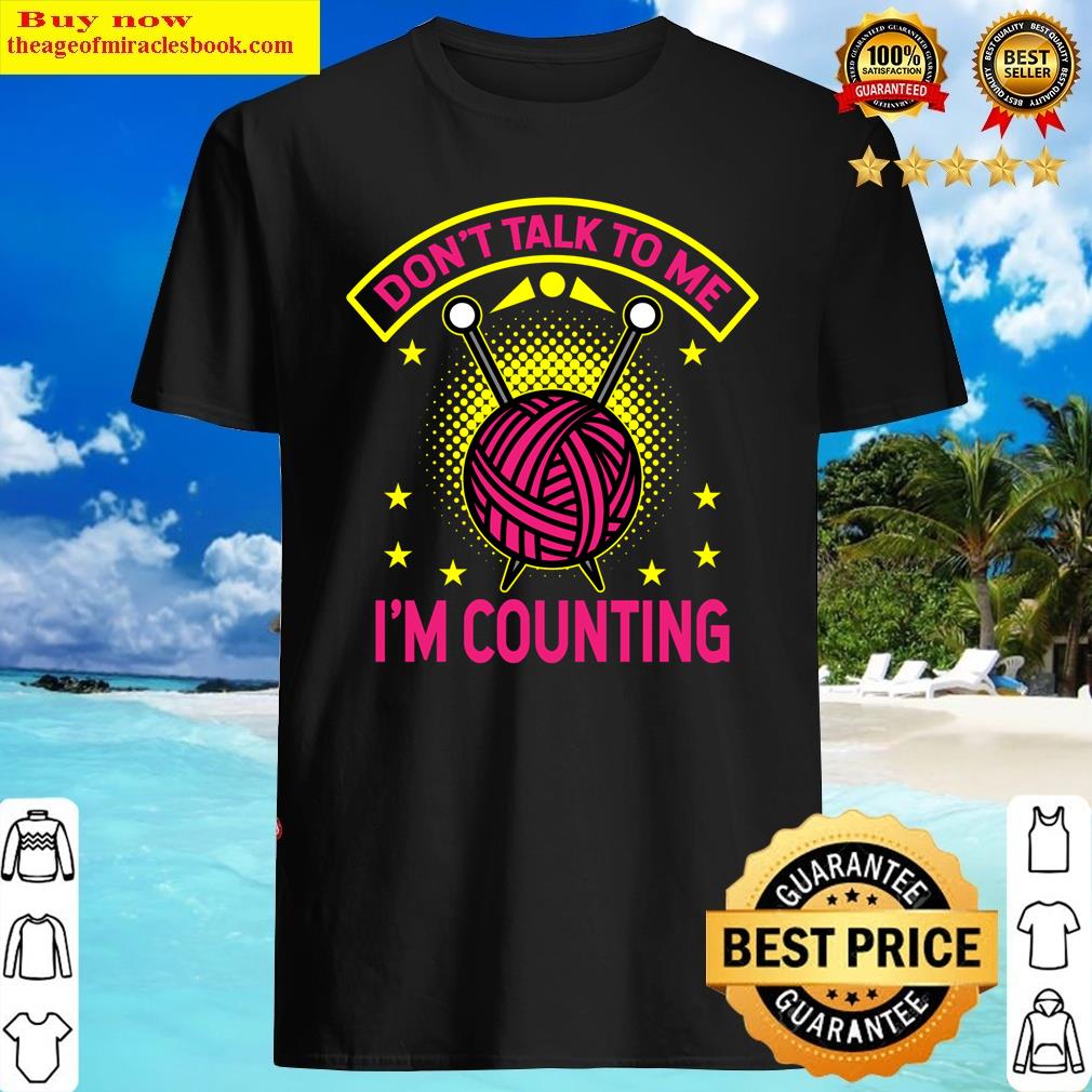 Sewing Don't Talk To Me I'm Counting Long Sleeve Shirt Shirt