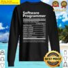 software programmer t nutritional and undeniable factors gift item tee sweater