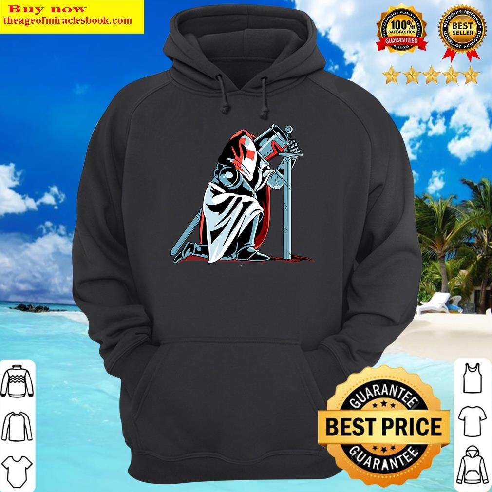 templar knight christians crusader gift hoodie