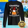 thanksgiving gnome red plaid pattern pumpkin autumn leaves sweater
