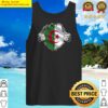 two hands ripping revealing flag of algeria tank top