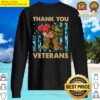veteran day thank you veterans combat boots poppy flower sweater