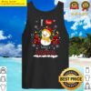 womens i love being a nonna snowman christmas funny xmas tank top