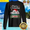 womens merry cruisemas 2021 christmas santa reindeer cruise v neck sweater