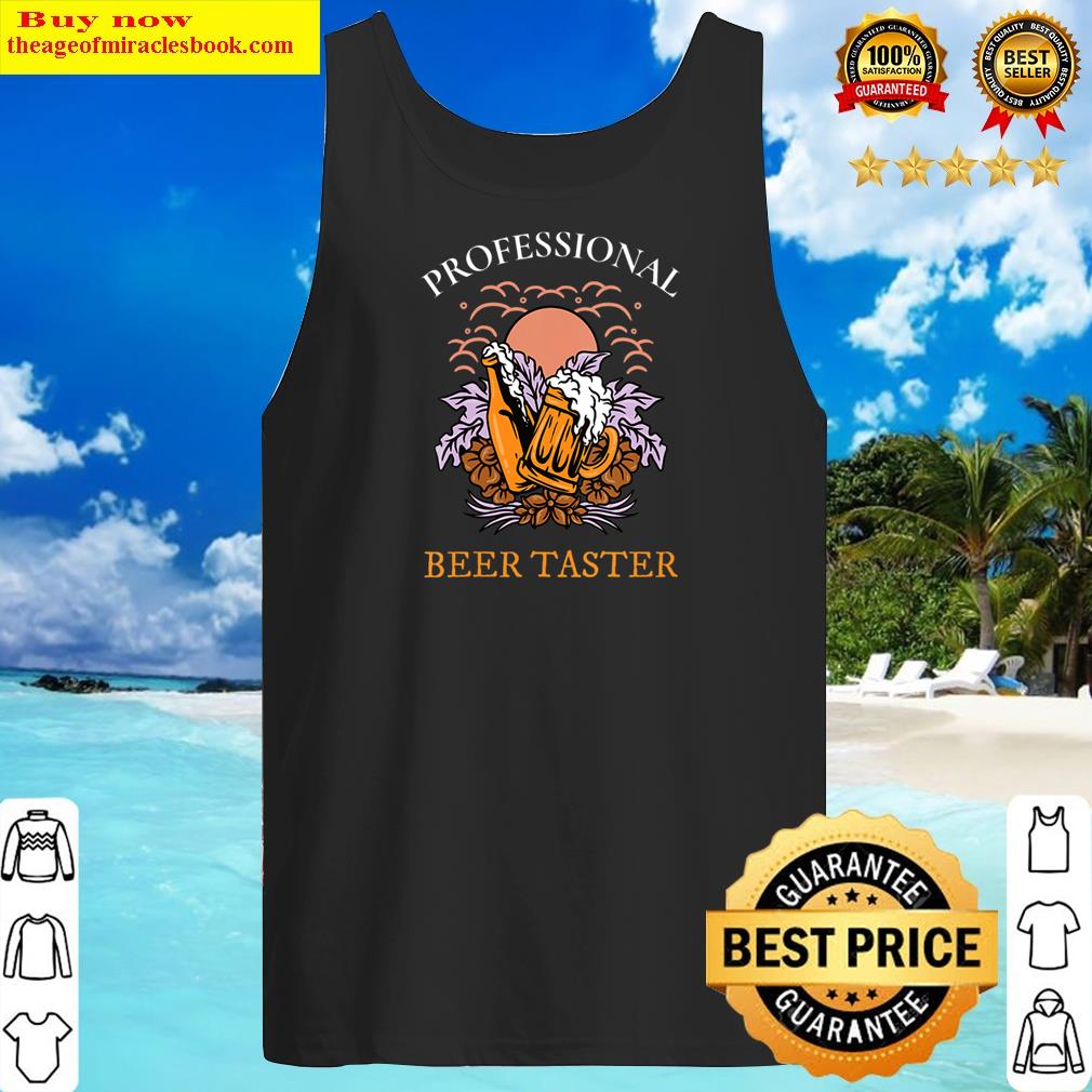 Womens Professional Beer Taster - Funny Beer Drinkers V-neck Copy Shirt Tank Top