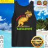 womens tacosaurus dino and tacos v neck tank top