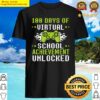 100 days of virtual school fun gaming video games kids boys shirt