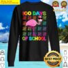 100 flamazing days of school flamingo 100th day teachers sweater
