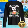 32 years old cat lover awesome since 1990 32th birthday sweater