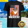 4th of july patriotic bulldog merica usa flag dog lover shirt