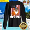 4th of july patriotic bulldog merica usa flag dog lover sweater