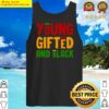 african young gifted black afro black pride tank top