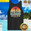 blessed since 1972 vintage christian birthday gift tank top tank top
