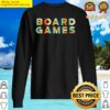 board games retro block text sweater