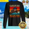 class of 2022 slot senior college elementary graduation tassel premium sweater