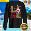 cute love gnomes leopard plaid valentines matching couples t shirt sweater