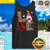 cute love gnomes leopard plaid valentines matching couples t shirt tank top